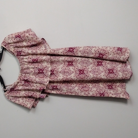 NWT Massini by Stacy London off the shoulder printed flnce dress size sm… - Picture 4 of 8